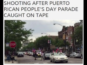 Puerto Rican Savages Shoot it Out at PR Day Parade When 2 Opps Run Into Each Other.
