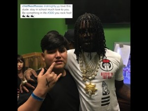 Chief Keef Tells Crying Fan ‘ The Only Chance I had in Life was being a Rapper’
