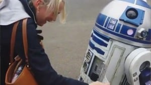 EPIC Wedding Proposal with R2D2! | @R2D2_In_Peckham