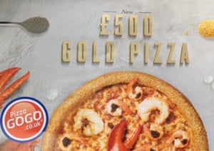 Leytonstone Pizza GoGo Selling £500 Gold Pizza!
