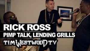 Rick Ross – lending grills & pimp talk – Westwood