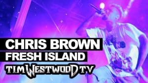 Chris Brown shuts it down at Fresh Island Festival! Westwood
