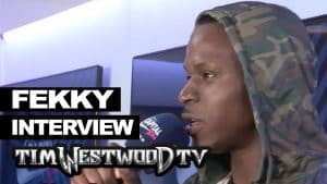 Fekky on new Section Boyz track, Dizzee, Culture Clash backstage at Wireless – Westwood