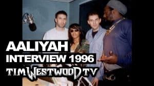 Aaliyah (17yrs old) with Westwood live in 1996! Speaking realness about her work in the industry