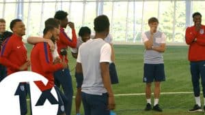 Football Karaoke with the England’s Under 21 football team