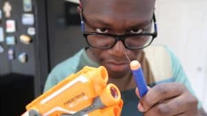 DANGEROUS NERF CHALLENGE (Do Not Try This At Home)