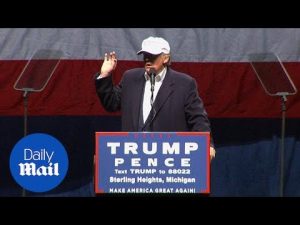 Clinton protected by ‘rigged system’: Trump at 2016 rally – Daily Mail