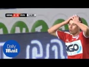 Kortijk goal disallowed as referee awards ‘ghost corner’ against Genk – Daily Mail