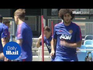 Manchester United training ahead of Barcelona clash – Daily Mail
