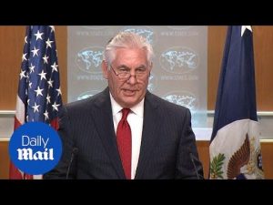 Rex Tillerson announces he’ll step down as secretary of state – Daily Mail