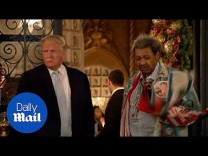 Trump answers questions with Don King at his Mar-a-Lago estate – Daily Mail