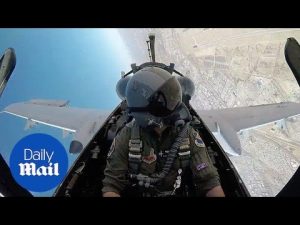US Air Force pilot demonstrates gut wrenching aerial acrobatics – Daily Mail