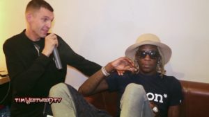 Young Thug backstage in London! WHAT?? Throwback MuchDank