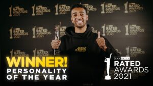 Personality of the Year Winner | Rated Awards 2021