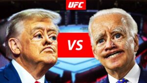 Donald Trump will ***** Joe Biden in the UFC