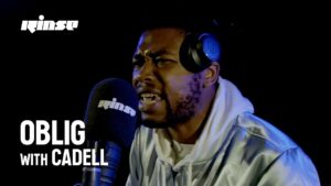 Oblig back for another special show with Cadell on the mic | Sept 23 | Rinse FM