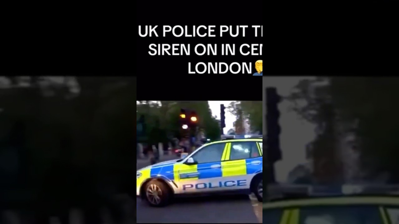 New #uk #police #siren 🤣😂🤣 #epic #london #metpolice