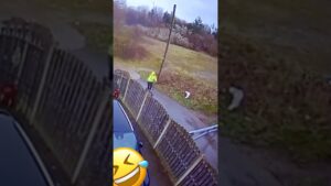 Who installed this gate 😂 #fails #bike #crash #cctv #funny #funnyshorts #funnyvideo #epic #epicfail