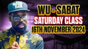 “How Do We Know We Are Real?” | Wu-Sabat Saturday Class 16th November 2024